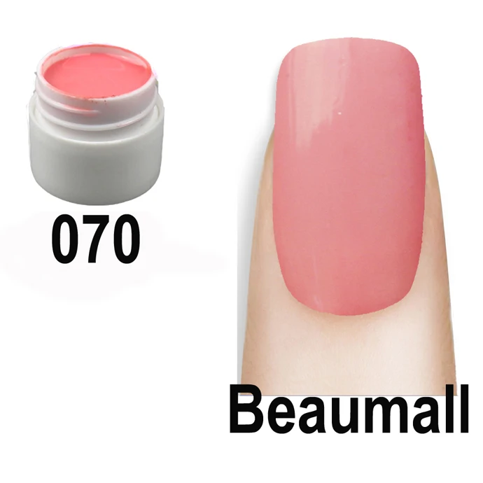 Beaumall сладкие конфеты 36 цветов! 5 мл в горшке чистые цвета УФ-гель для дизайна ногтей для маникюра ногтей Padicure DIY - Цвет: 70