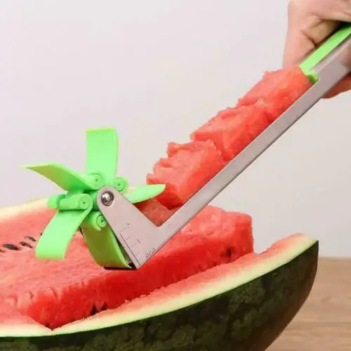 US Watermelon Cutter Windmill Shape Plastic Slicer for Cutting Tools | Дом и сад