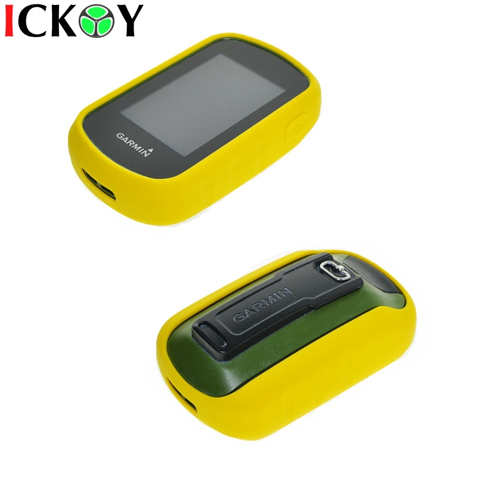 Желтый силиконовый резиновый чехол для Garmin eTrex Touch 25 35 35T|rubber case|skin casesilicone case |