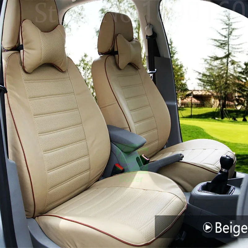 Кожаный чехол Wenbinge на автомобильное сиденье под заказ для Ford mondeo Focus 2 3 kuga Fiesta Edge