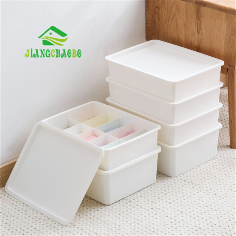JiangChaoBo Separate Underwear Storage Box Sorting Drawer Socks Home Plastic | Дом и сад