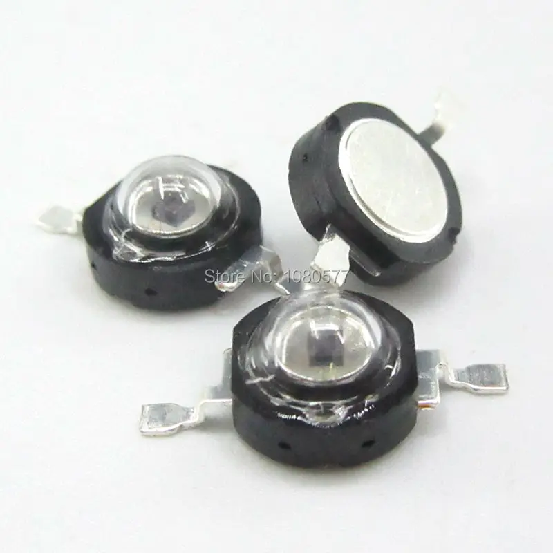 Светодиодный инфракрасный чип Epistar красный 850 нм 3 Вт 10 шт.|bead glass|led emergency dash lightsbead