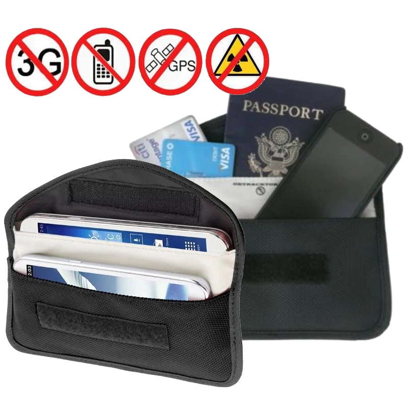 Анти шпион сигнал блокирования чехол Остановить сотовый телефон GPS RFID