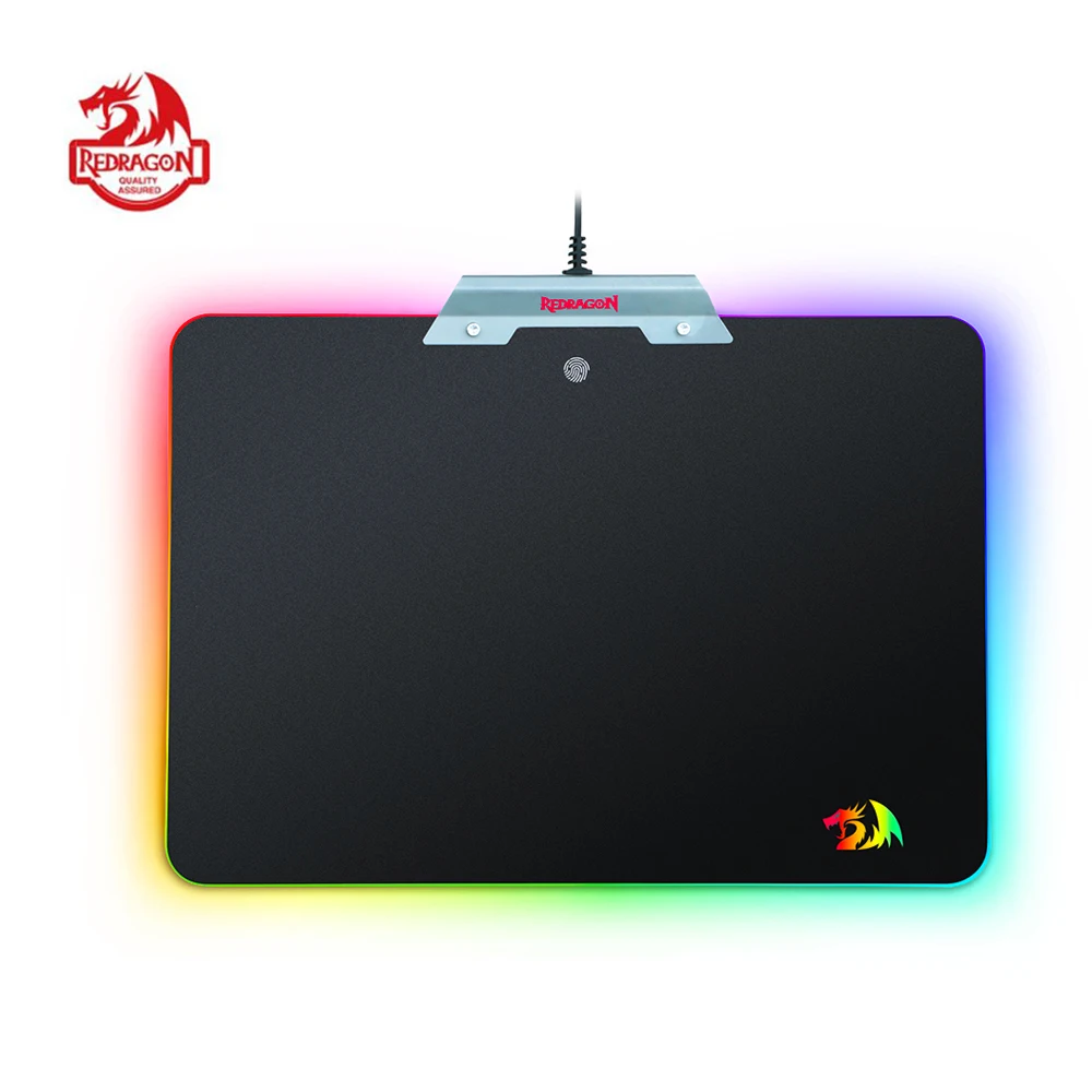 Коврик для мыши Redragon P011 ORION черный RGB Chroma цветное светодиодное освещение
