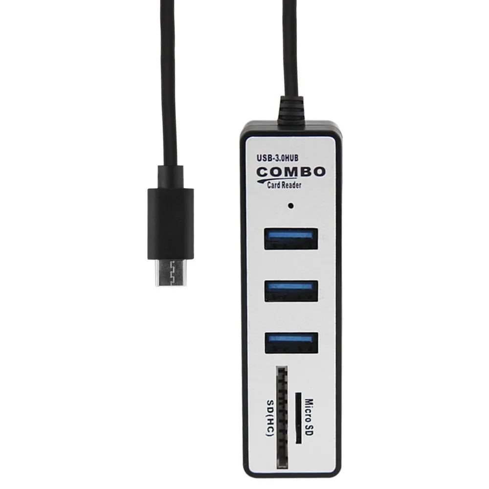 USB 3 0 Тип C комбинированный мультиконцентратор 5 до портов мульти кардридер Sd/Cf/C Otg