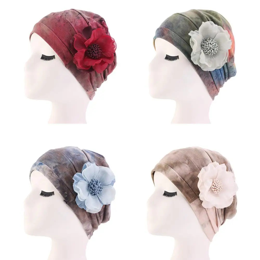 Мусульманская женская шляпа с цветочным принтом кепка для лечения рака шапка