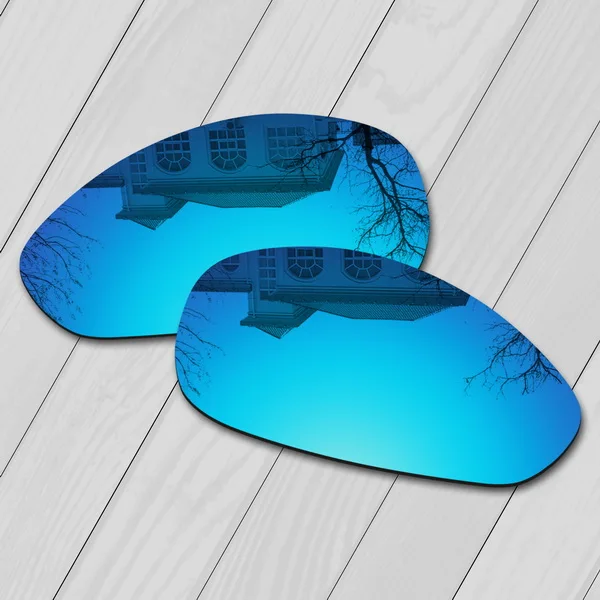 Ice Blue Mirror E.O.S поляризованные улучшенные Сменные линзы для солнцезащитных очков Оукли прямая куртка 1999 - Цвет линз: Ice Blue Mirror