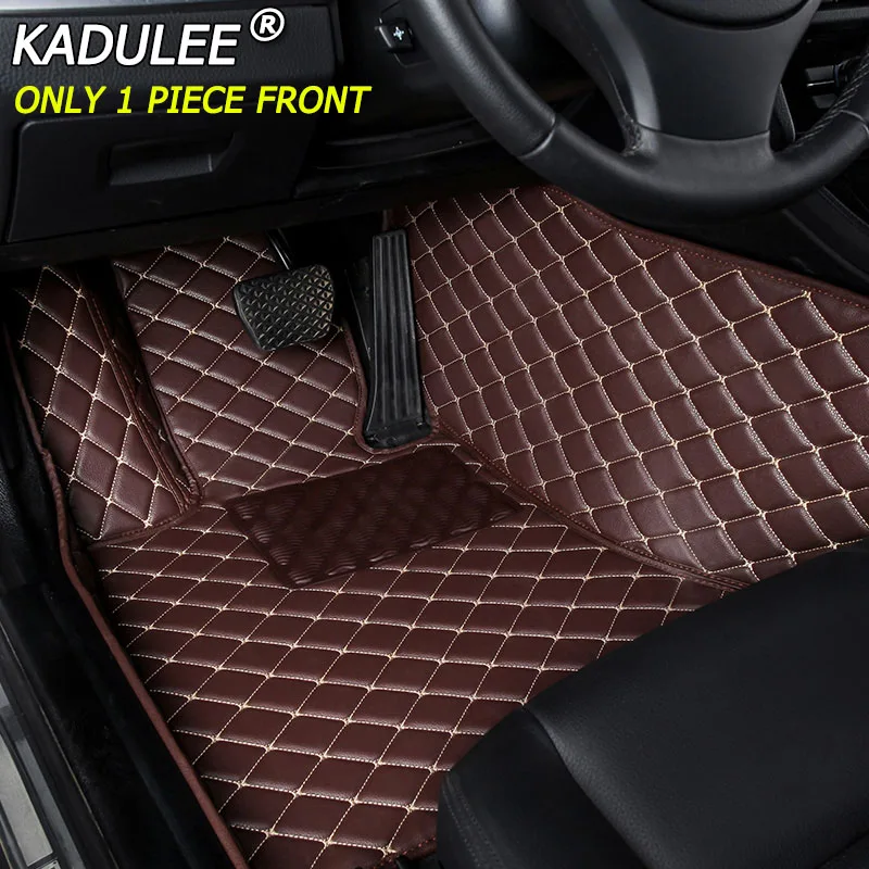 KADULEE автомобильный коврик для ног для honda accord crv CR-V jazz fit city civic CRZ ODYSSEY пользовательские коврики автомобильные аксессуары Стайлинг - Название цвета: only 1 piece front