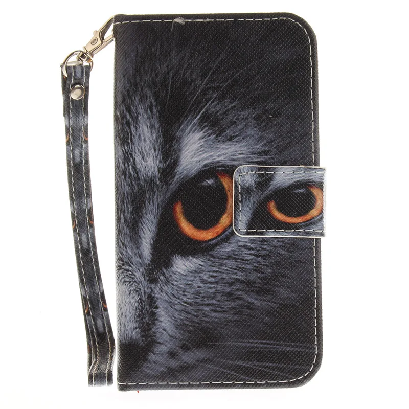 AOBABLAU Hot Sale Wallet Flip Cover For iPhone 5s SE Painted Stand PU Leather Case Coque 5 Phone Cases Fundas | Мобильные телефоны