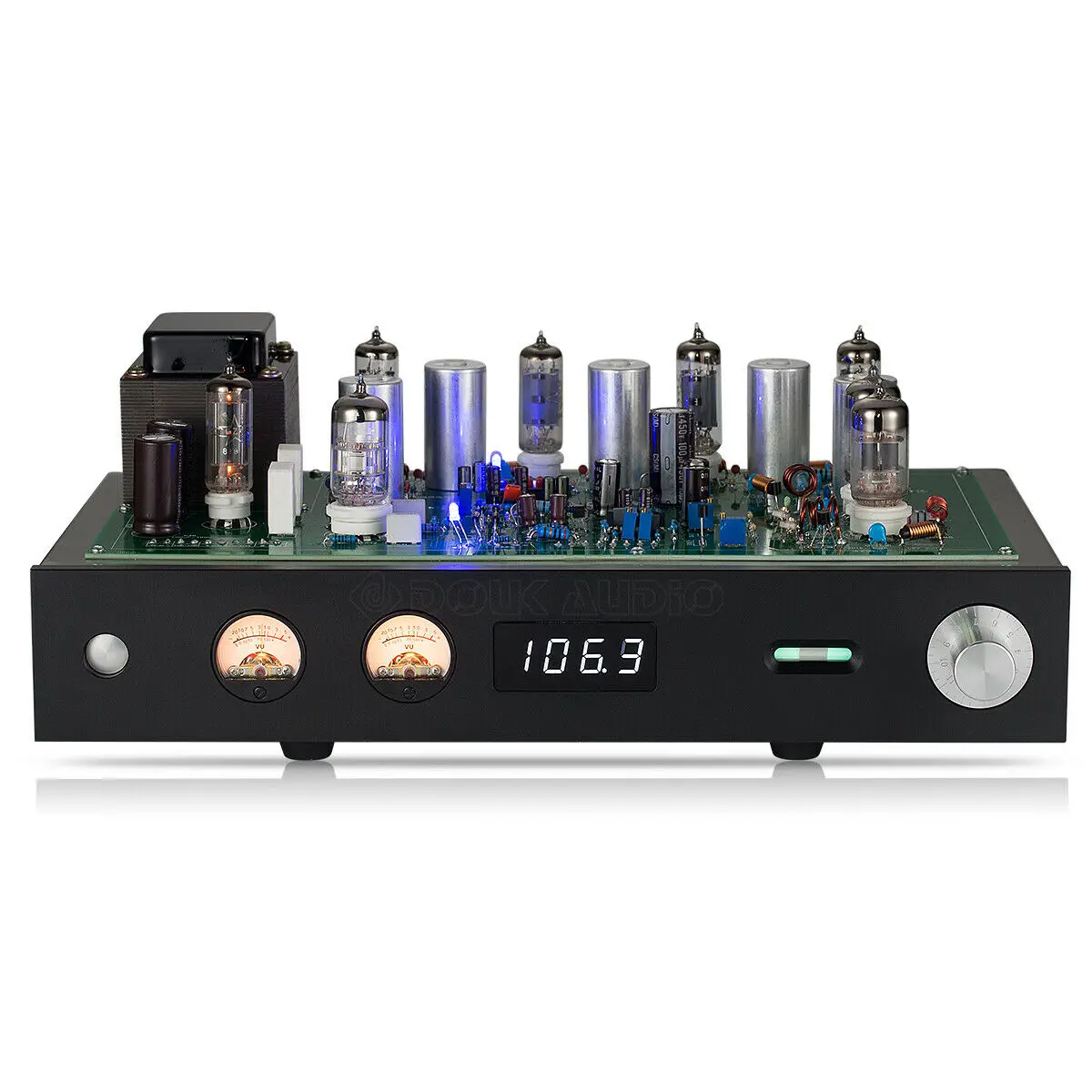 Nobsound вакуумная трубка FM Радио стерео без усилителя HiFi предусилитель готовой Amp