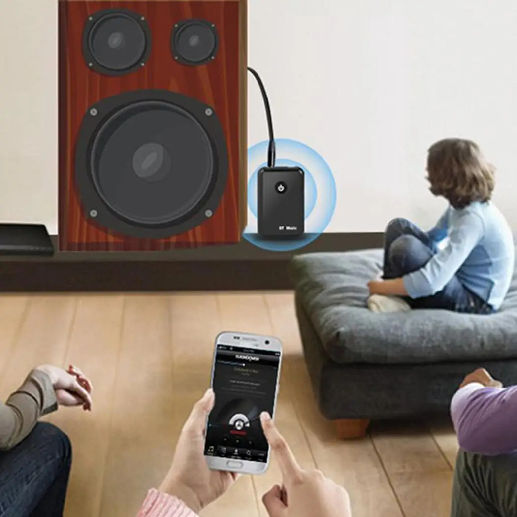 2 в 1 Bluetooth аудио приемник передатчик беспроводной 5 Мбит/с 10 м Plug and Play 200 мАч