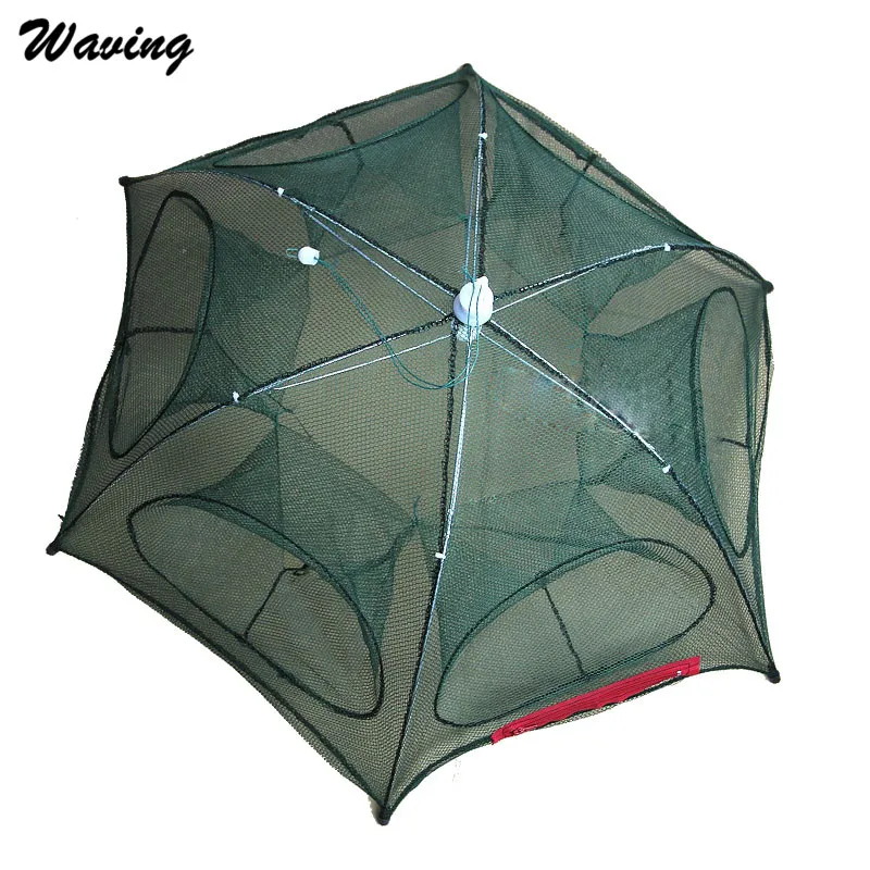 Рыболовная сеть в сложенном виде портативная Шестигранная Автоматическая