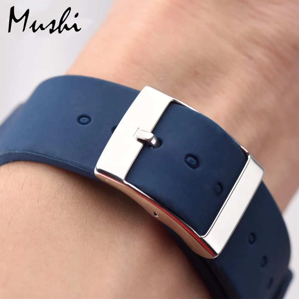 

Watch Band Clasp Buckle for General Watch Watch Band Stainless Steel Strap Buckle 14/16/18/20mm/22mm/24mm Rubber Straps 3pcs