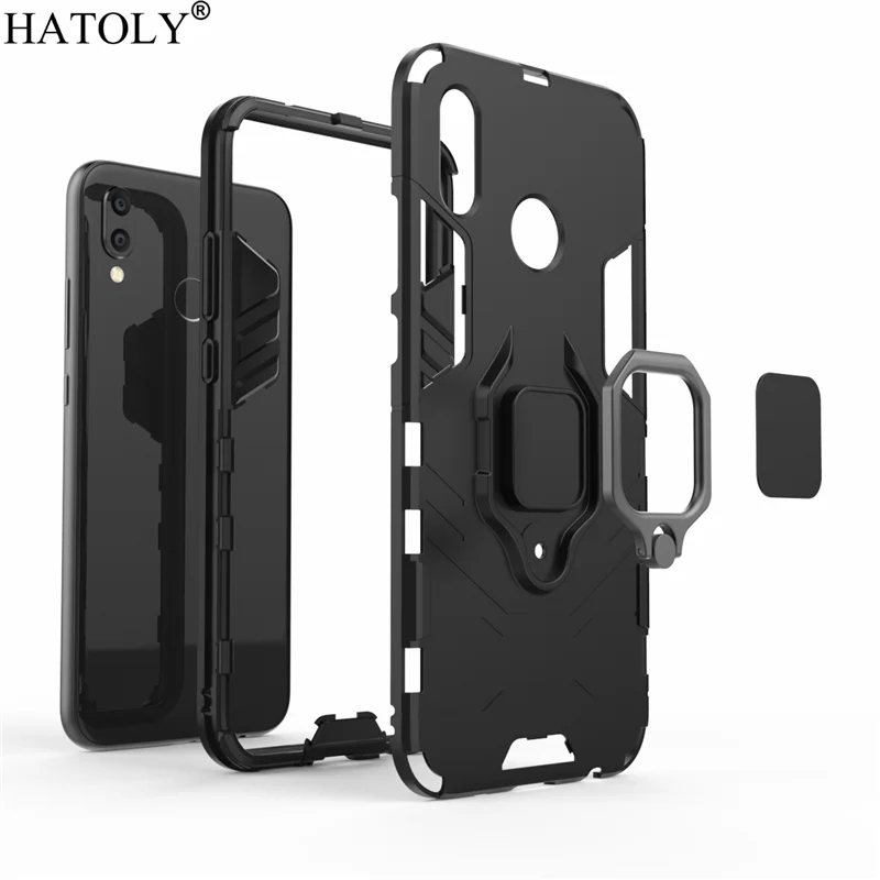 Чехол HATOLY для Huawei P20 Lite чехол с магнитным кольцом на присоске чехлы кронштейном