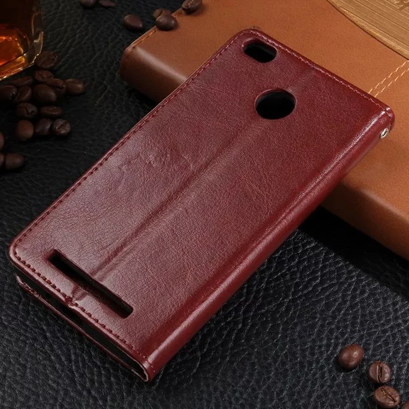 Для Xiaomi Redmi 3 s pro 2016 Случаи ИСКУССТВЕННАЯ Кожа Люкс Бумажник Карты держатель Флип