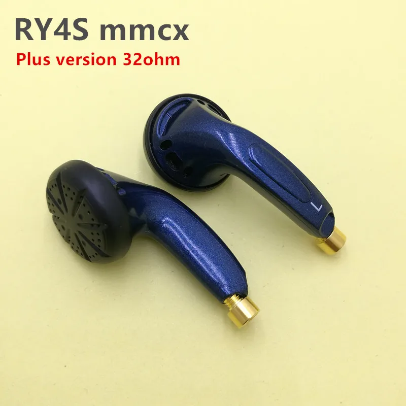 RY4S Blue mmcx plus RY4S mmcx интерфейс вкладыши 15 мм качество музыки звук HIFI наушники(MX500 стиль наушников) 3,5 мм 300ohm - Цвет: RY4S Blue mmcx plus