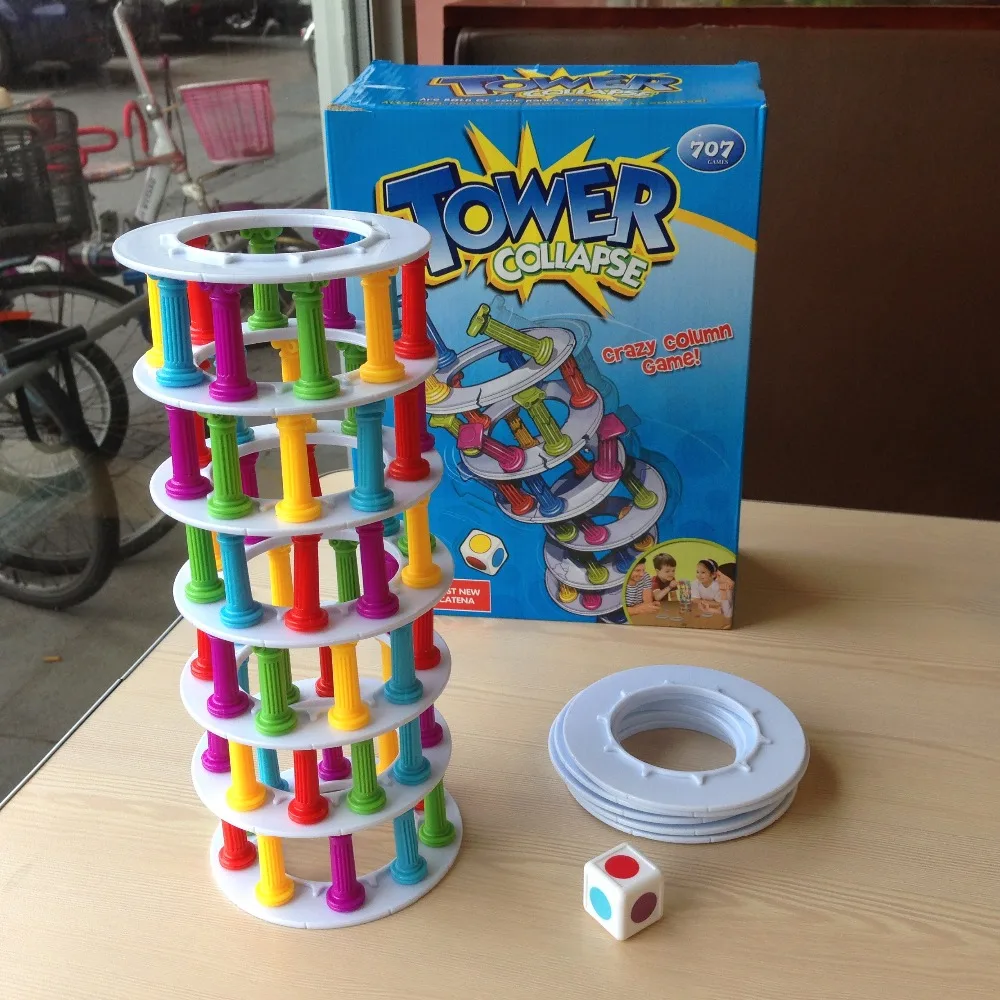 1 Набор настольных игр Башня для детей сумасшедшая Колонка Бум всей семьи товары