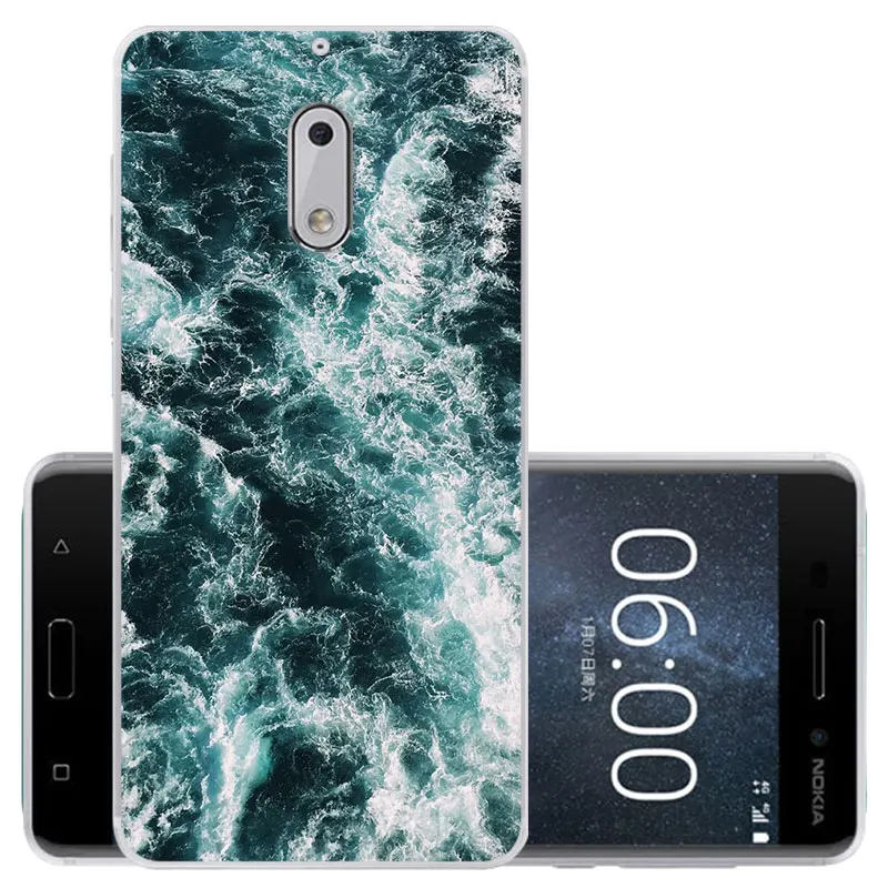 Чехол Fanatu из ТПУ 5 дюйма для Nokia 6 Nokia6 2017 мягкий силиконовый чехол TA 1033 1021 защитный