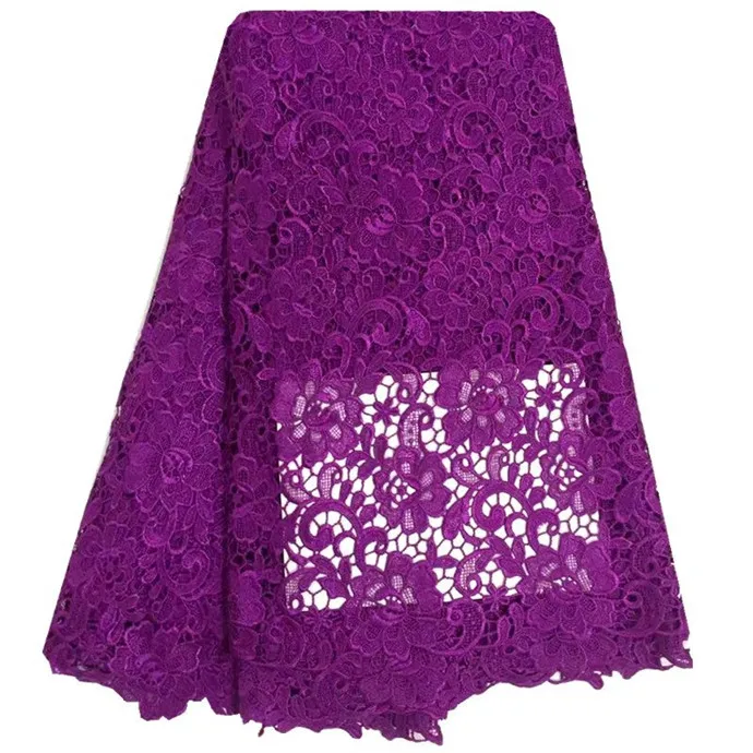 Королевский синий нигерийский кружевной ткани с бисером и стразами Африканский