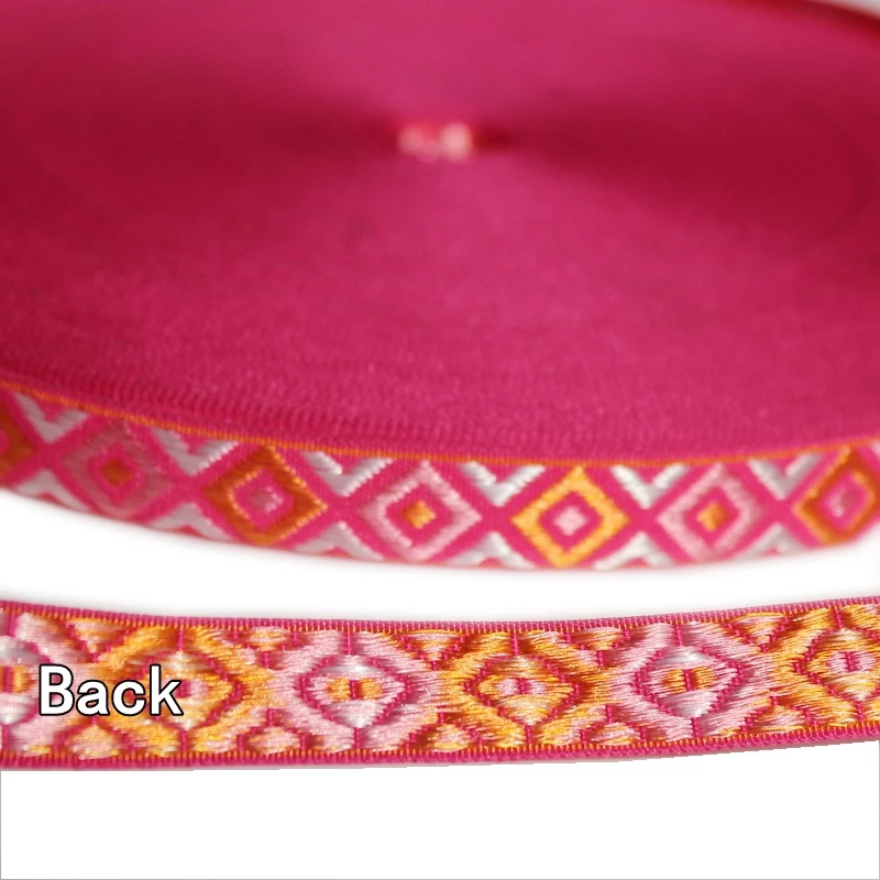 10yards/lot 1.3CM 13MM colourful national Jacquard embroidered Ribbon Dacron nylon computer ribbon home textile accessories | Дом и сад