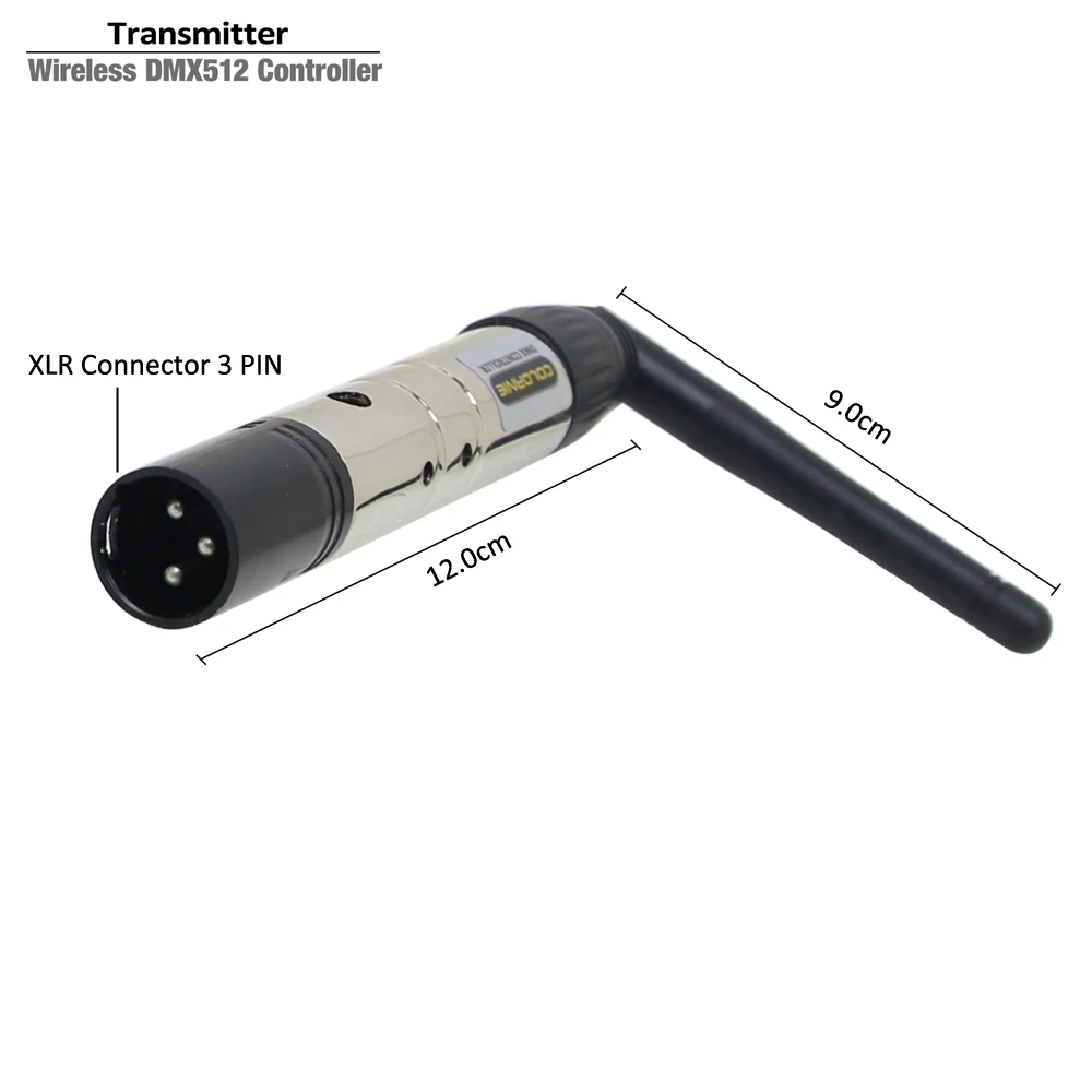Бесплатная доставка 1 шт. 2 4 ГГц ISM DMX512 беспроводная антенна XLR для мужчин