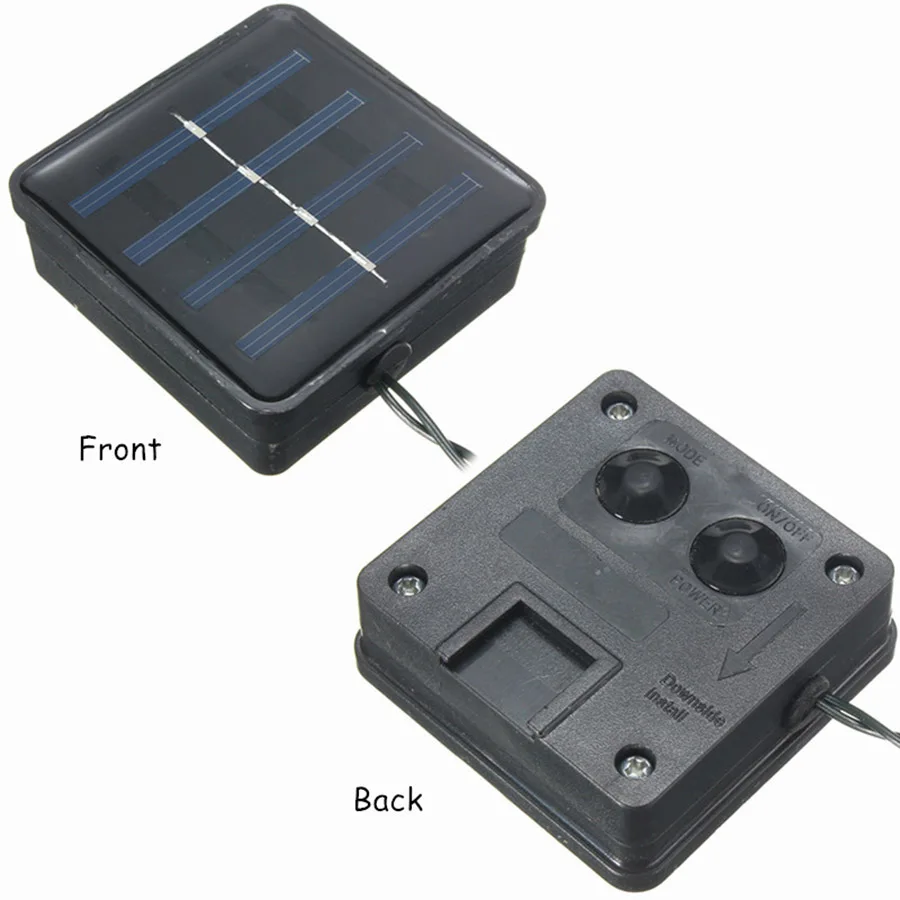 Уличная Водонепроницаемая светодиодная гирлянсветильник на солнечной батарее 50