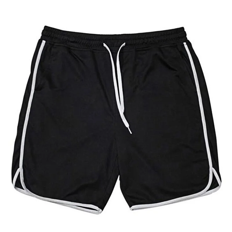 white solid Brand Mens Sports Running Shorts Training Soccer shorts men gym mesh breathable Quick Dry Outdoor Jogging Basketball shorts - Цвет: white solid