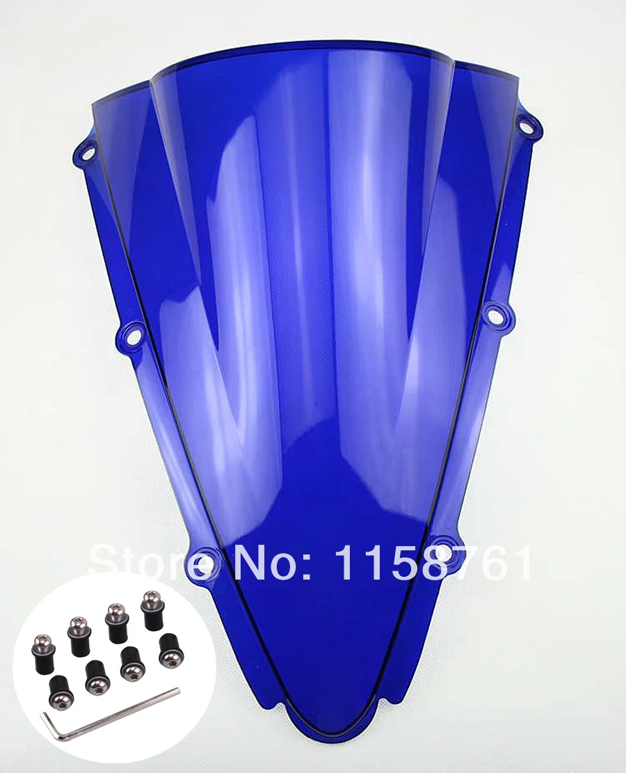 Синий чехол на лобовое стекло мотоцикла для Yamaha YZF1000 R1 2000 2001|Накладки и