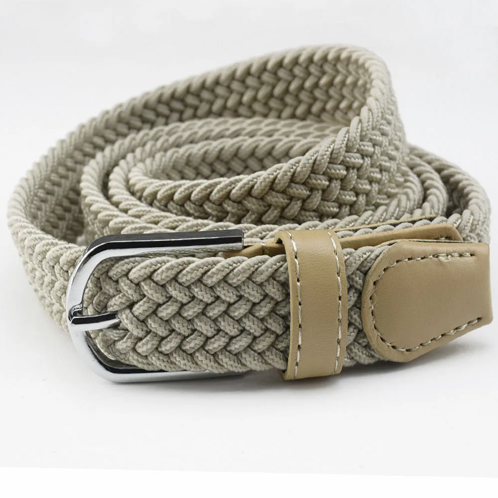 Мужской женский мужской серебряный ремень с пряжкой в виде шпильки ткань