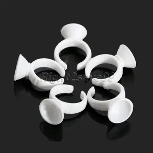 50 шт. белые пластиковые одноразовые тату-чернила, держатель, чашки, аксессуары для татуировки, инструменты для макияжа, Перманентный макияж, принадлежности для татуировки