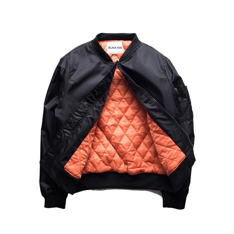 Мужская и Женская куртка Авиатор JOOBOX черная теплая пилот на осень зиму 2018|Мужские