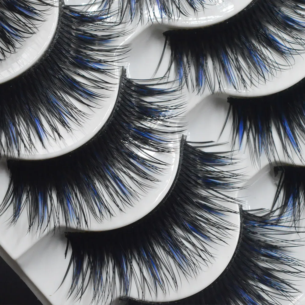 5 пар Мягких Длинных Ресниц для макияжа наращивание ресниц натуральные длинные