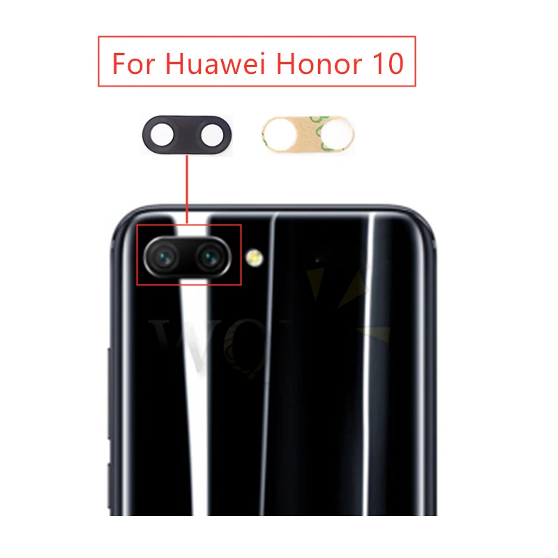 Стеклянный объектив для камеры Huawei Honor 10 запасные части замены и ремонта