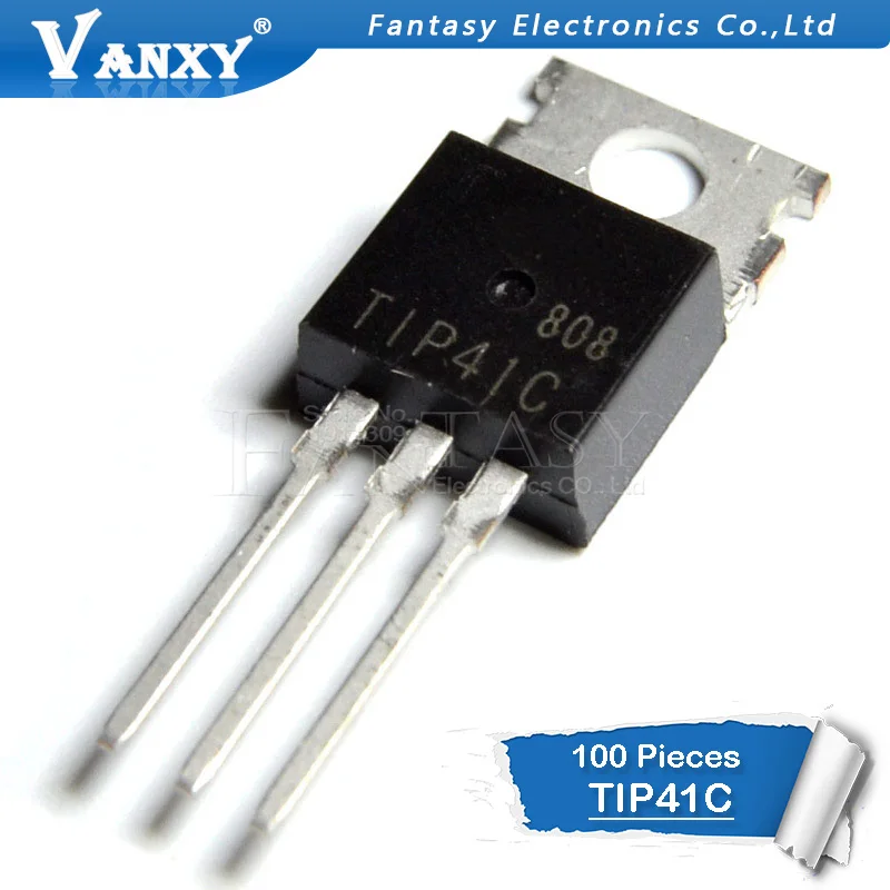 100PCS TIP41C TO220 TIP41 TO-220 new and original IC | Электронные компоненты и принадлежности