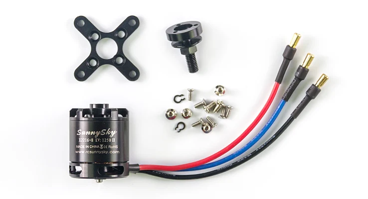 Радиоуправляемый аппарат SUNNYSKY X2216 KV1250 Outrunner бесщеточный двигатель