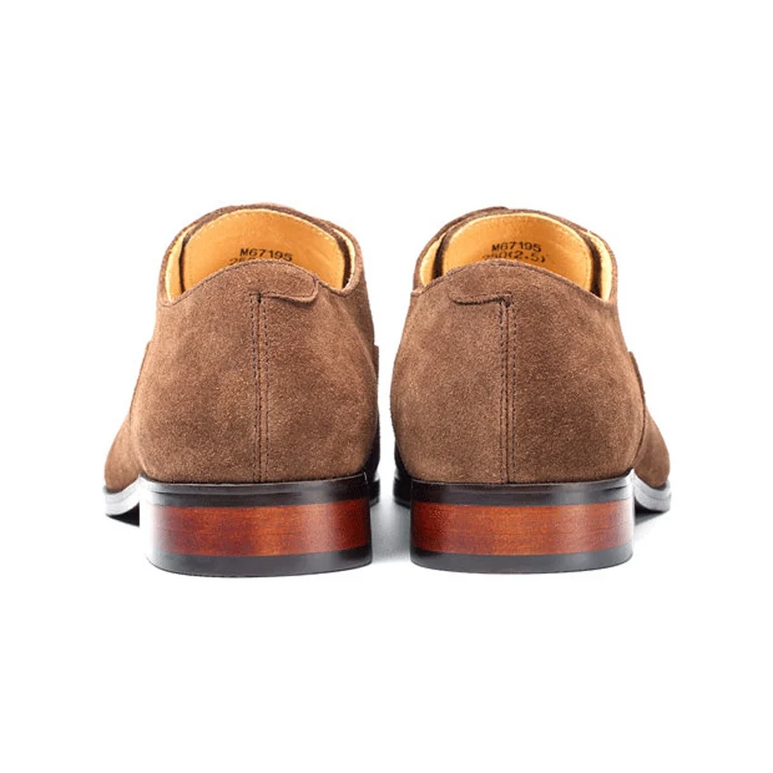 Новинка обувь из коровьей замши ручной работы деловая в стиле ретро мужские