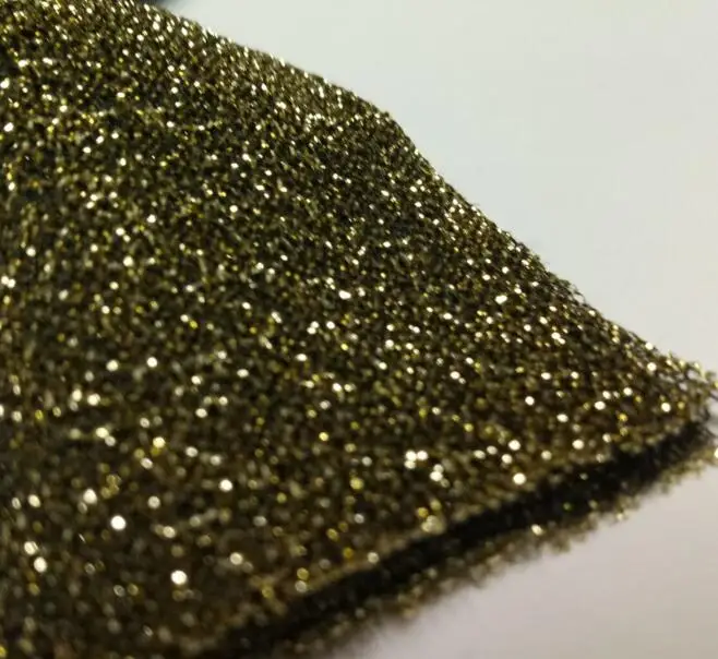 8 Khaki gold Мерцающая Ткань металлик полиэстер вечерние украшения блестящая ткань 1 м/лот - Цвет: 8 Khaki gold