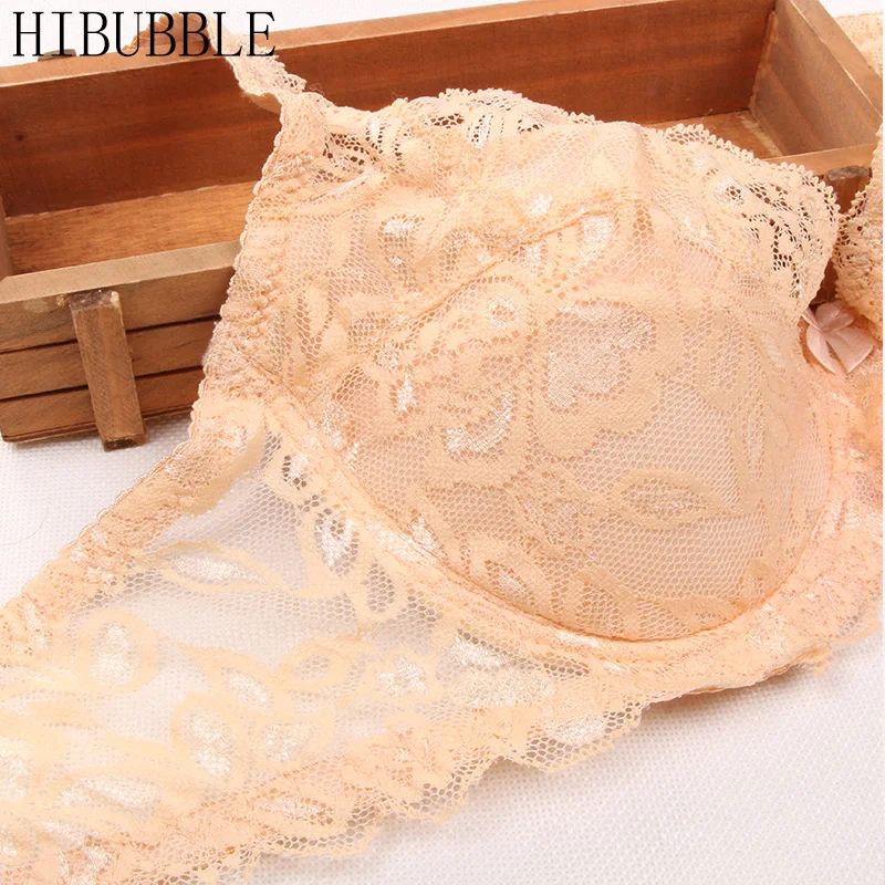 Бюстгальтер женский кружевной HIBUBBLE хлопок S/M/L/XL/XXL/XXXL 4 цвета|thin pad|bra adjustersladies bra |