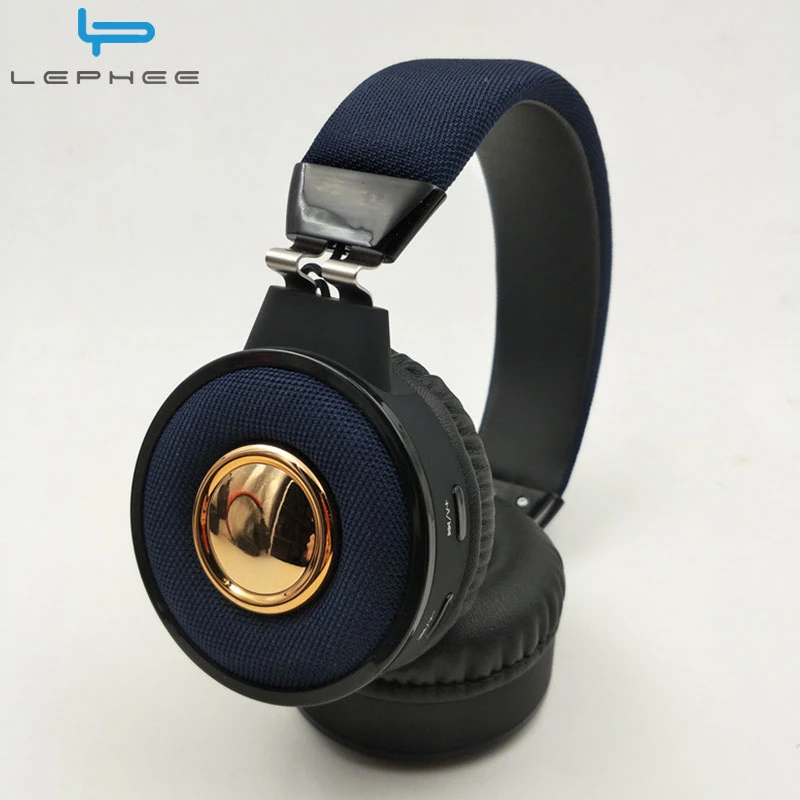 Lephee Беспроводной наушники bluetooth bt018 MP3 микрофон гарнитуры Поддержка TF карты + MIC AUX