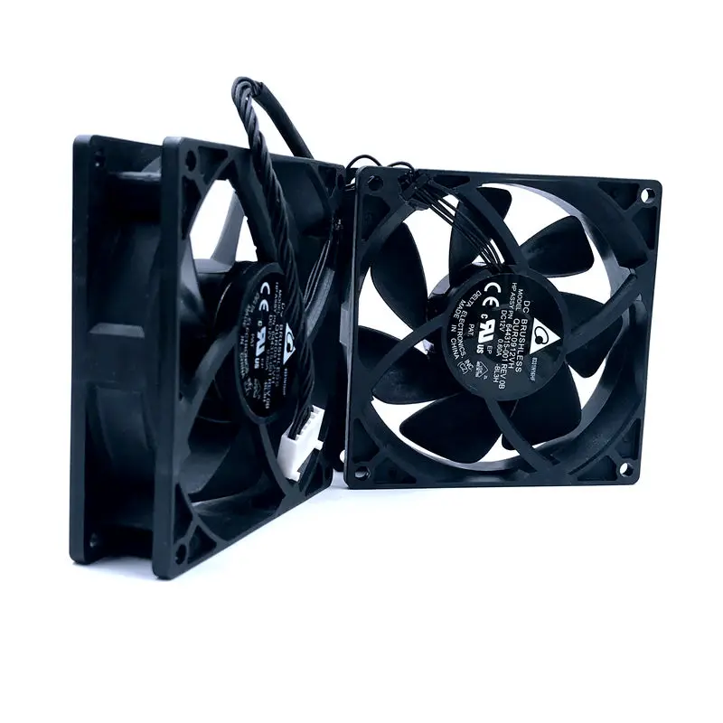Новый вентилятор для рабочей станции delta QUR0912VH ASSY PN 644315-001 DC12V 4 line Z620 Z800 Z820 Z840 fan 647113-001