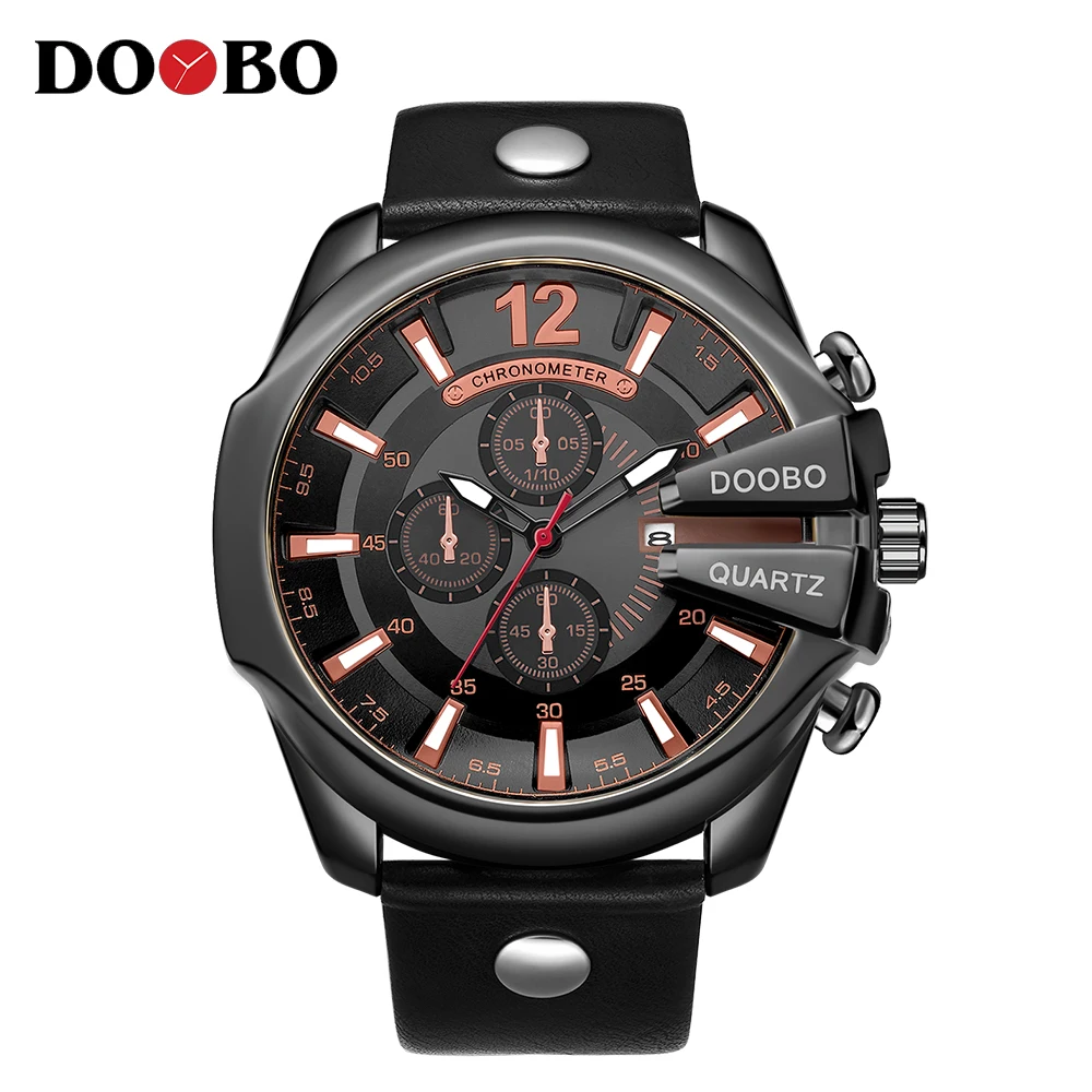 

DOOBO Fashion Watches Super Man Luxury Brand Watches Men Women Men's Watch Retro Quartz Relogio masculion For Gift D023