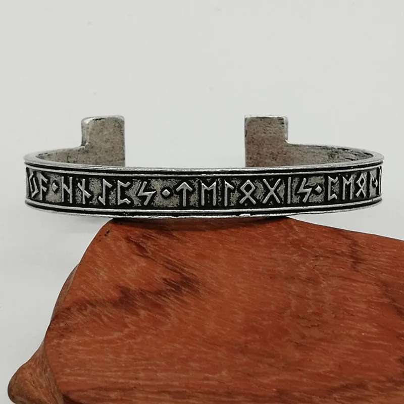 24 руны браслет языческие украшения Viking в этническом стиле рунические манжеты