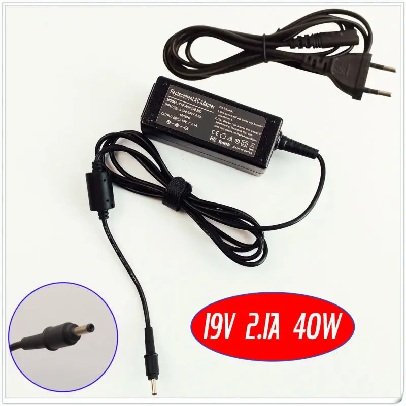 19V 2.1A 40W зарядное устройство для ноутбука/адаптер переменного тока Samsung серии Slate