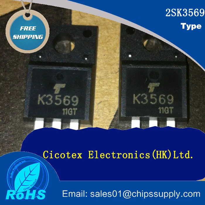 

5pcs/lot 2SK3569 K3569 3569 TO-220F 2SK3569(S4TET,Q,M)