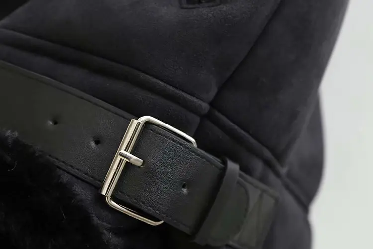 Женские жилеты, зимний черный жилет с воротником из искусственного меха, женская тонкая куртка без рукавов, замшевый кожаный ветрозащитный Теплый жилет на молнии