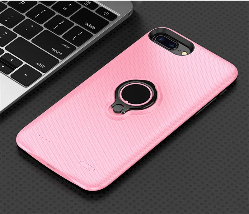 7200 мАч Внешний Аккумулятор Чехол для iPhone 7 8 Plus 6s Plus Магнитный внешний аккумулятор зарядное устройство Чехлы 5000 мАч для iPhone 8 7 6s чехол питания