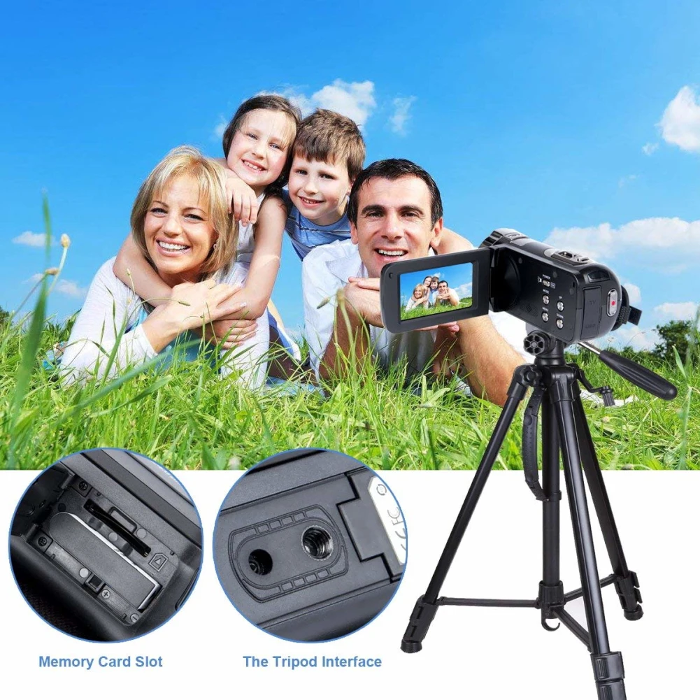 24MP 1080 HD Цифровая камера фото камера Анти-встряхивание видеокамера CMOS микро камера Функция распознавания лица камера s Digitais