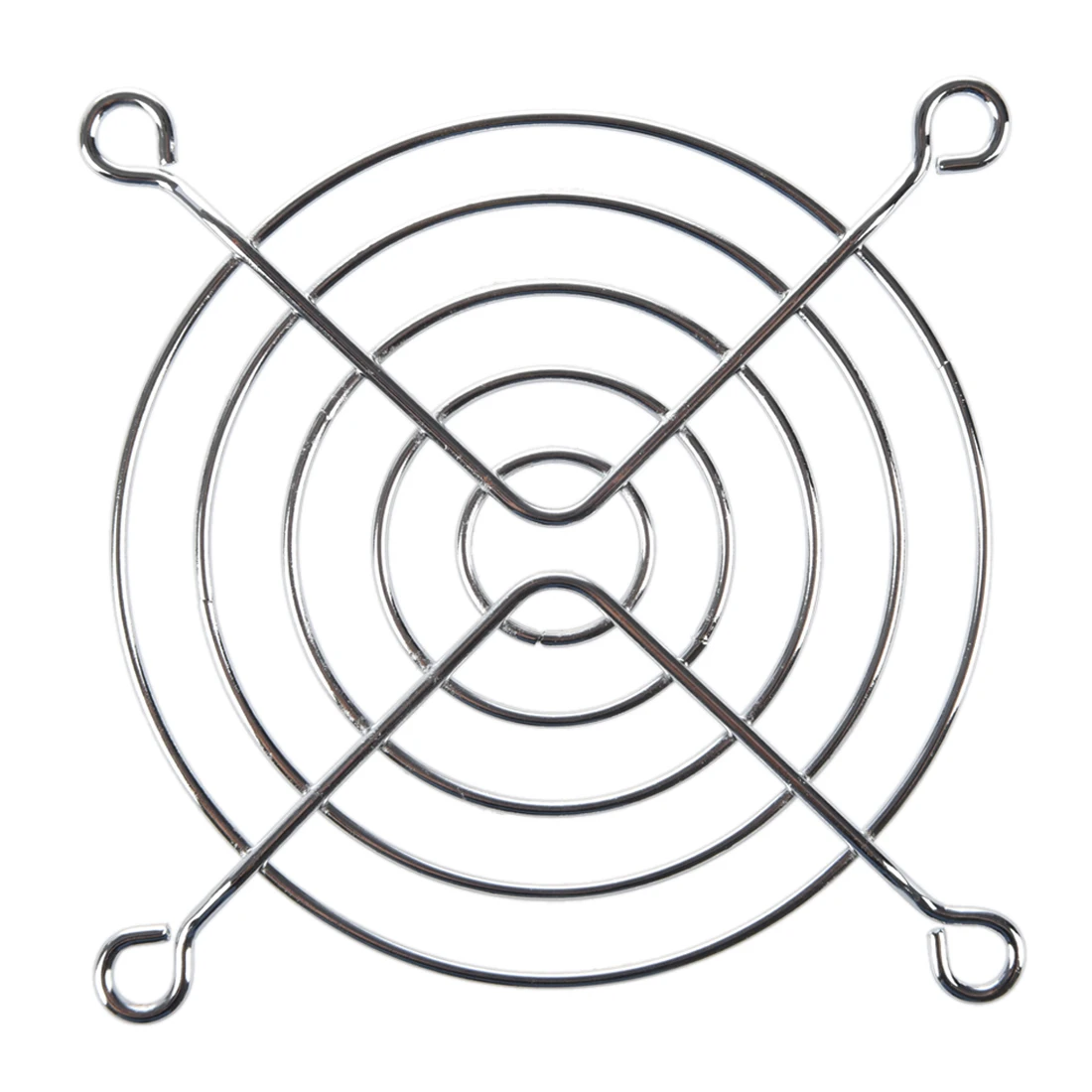 2 Pcs 8cm Computer PC Case Fan Grill Protector Metal Finger Guard | Компьютеры и офис