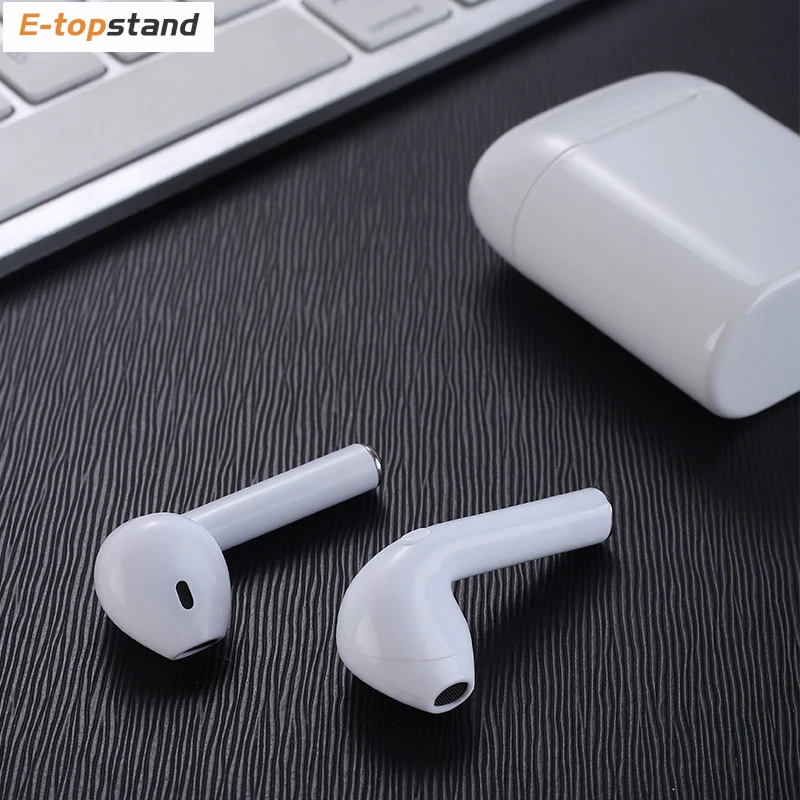 Беспроводные Bluetooth наушники i7s TWS стерео вкладыши гарнитура с зарядным боксом