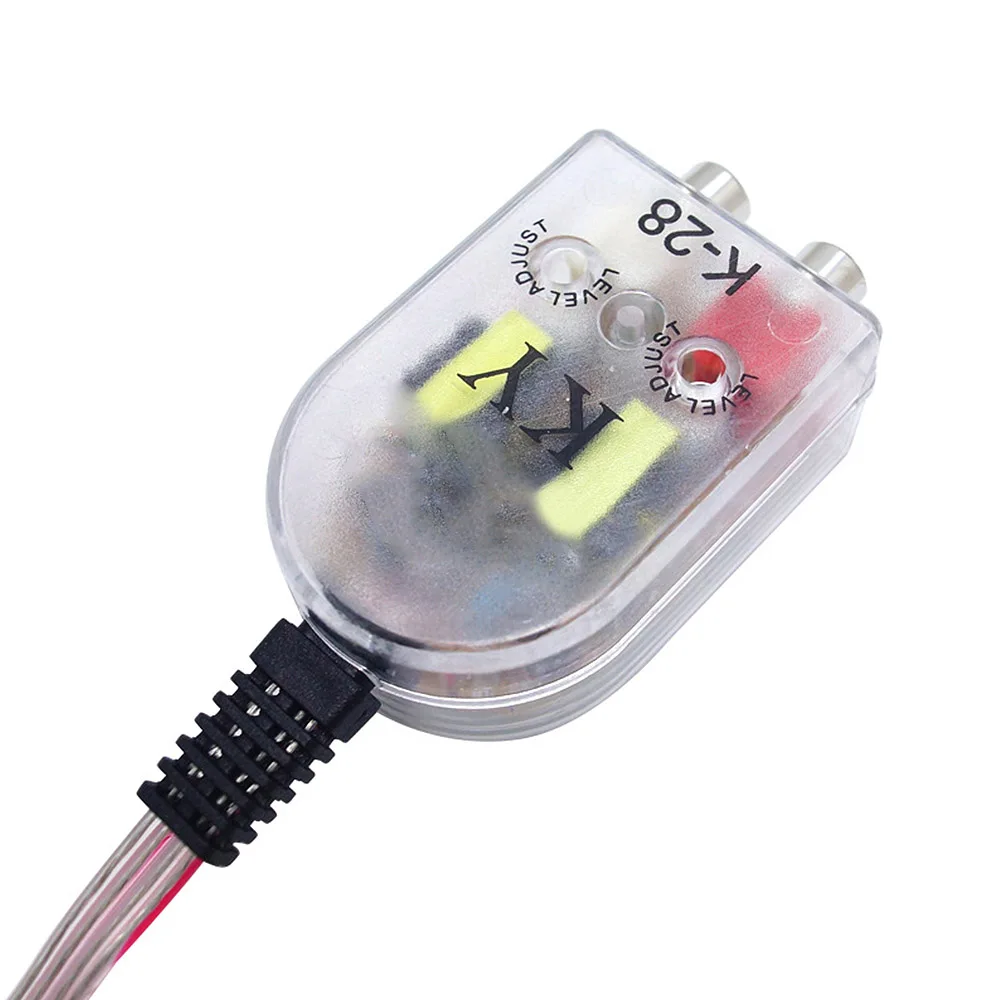 Автомобильный аудио усилитель динамик с высоким и низким сопротивлением